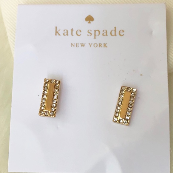 Kate Spade ♠️ NWT Raising The Bar Stud Earrings - Picture 2 of 2